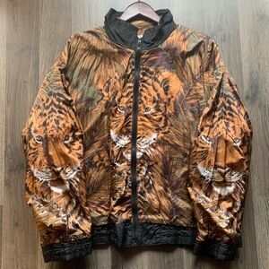 Vintage 1990s London Fog Tiger Print All Over Windbreaker Jacket